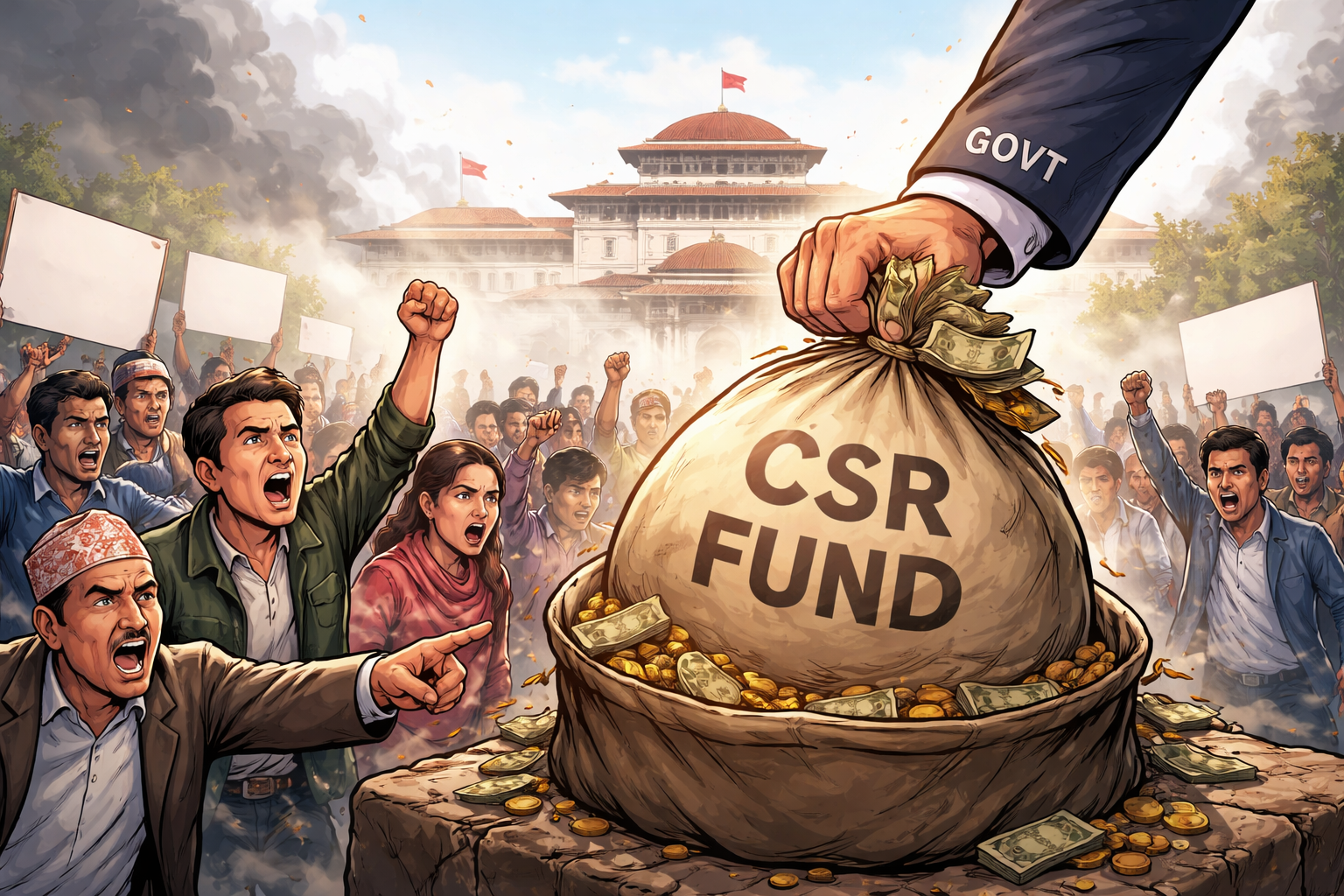 सिएसआर कोष केन्द्रीकृत गर्ने सरकारकाे कदमले निजी क्षेत्रको स्वायत्ततामाथि प्रश्न ,सामाजिक उत्तरदायित्व कि थप कर ?